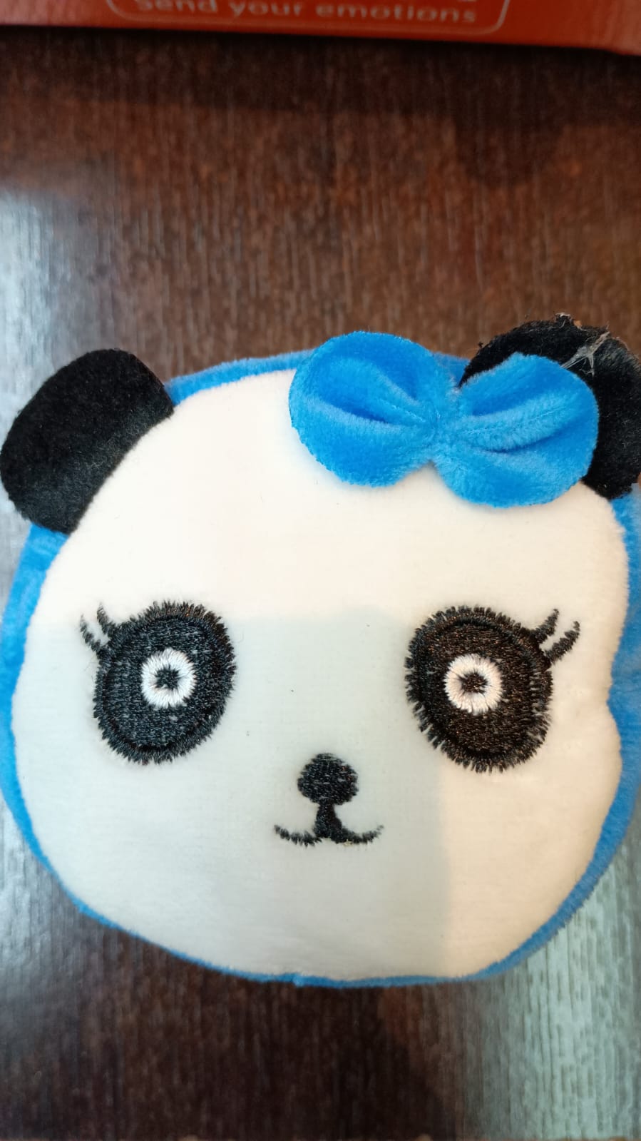 Mini pochette di peluche PANDA